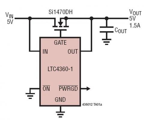 具 80V 过压保护能力的 5V 系统