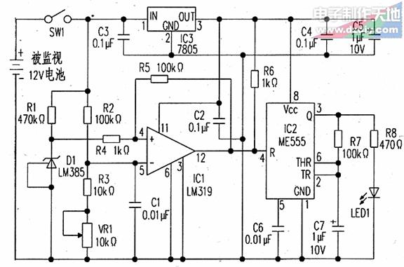 ���Ƿѹָʾ��Low battery indicator