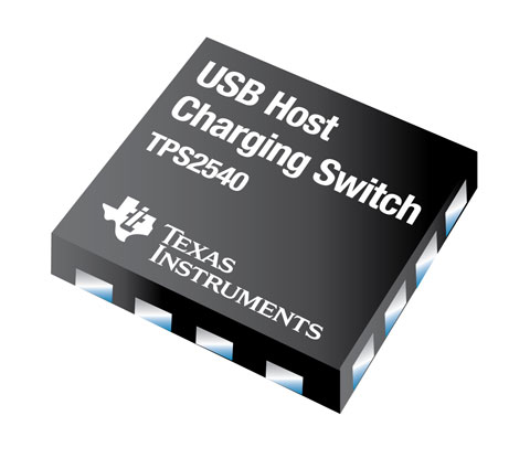 德州仪器推出业界首款集成型 USB 充电端口的电源开关
